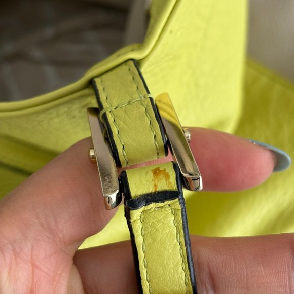 Furla yellow/beige leather tote bag - Picture 8 of 11